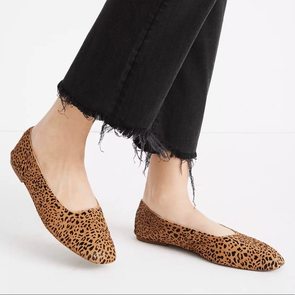 Madewell Shoes - Madewell The Cory Flat Leopard Calf Hair 9.5 EUC AE219
